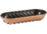 Serenk Fun Cooking Teglia Per Pane, Teglia Rettangolare Resistente Ai Graffi E Ai Tagli, Tortiera Per Pane, Teglia Dorata, 34X14 Cm, TüRkiye