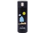Any Morning Thermos Bottle | Borraccia In Acciaio Inox | Borraccia Thermos Con Indicatore Di Temperatura | Senza Bpa | Borraccia Isolata Sottovuoto | Mantiene Caldo O Freddo | Perfetta Per La Casa, L'ufficio, I Viaggi | 420 Ml