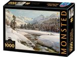 D-TOYS Puzzle Paesaggio Invernale In Svizzera Vicino All'engadina 1000 Pezzi