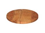 Piano Del Tavolo 100X50X2,5 Cm Ovale In Legno Massiccio Di Acacia