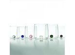 Bicchiere Borosilicato Bilia Tumbler Zafferano Set 6 Pezzi Colore Blu