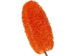 Decorazione Luffa Piccola Su Bastoncino Arancione 25 Pezzi - Decorazione Autunnale Fiori Secchi Esotici