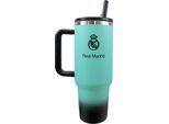 Real Madrid Cf - Bicchiere Da 1,2 L TA13438 (Taglia Unica) (Verde Menta/Nero)