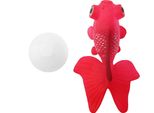 Decorazione Dell'acquario Divertente Silicone Artificiale Piccolo Serbatoio Pesce Ornamento Rosso Pesce Rosso