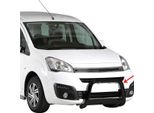 Barra Di Protezione Paraurti Anteriore Per Citroen Berlingo 2015-2018 ø63Mm Acciaio Nero
