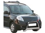 Barra Di Protezione Paraurti Anteriore Per Renault Kangoo 2008-2013 ø63Mm Acciaio Argento