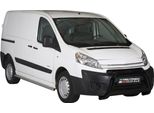 Barra Di Protezione Paraurti Anteriore Per Citroen Jumpy 2006-2015 ø63Mm Acciaio Nero