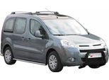 Barra Di Protezione Paraurti Anteriore Per Citroen Berlingo 2008-2014 ø63Mm Acciaio Nero
