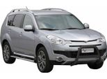 Barra Di Protezione Paraurti Anteriore Per Citroen C-Crosser 2008-2012 ø63Mm Acciaio Nero