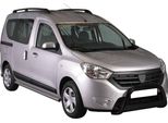 Barra Di Protezione Paraurti Anteriore Per Dacia Dokker 2012-2017 ø63Mm Acciaio Nero