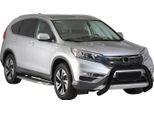 Barra Di Protezione Paraurti Anteriore Per Honda CR-V 2016-2018 ø76Mm Acciaio Protezione Nera