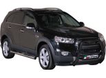 Barra Di Protezione Paraurti Anteriore Per Chevrolet Captiva 2011-2016 ø76Mm Acciaio Nero