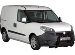 Barra Di Protezione Paraurti Anteriore Per Fiat Doblo 2015-2022 ø63Mm Acciaio Nero Protezione