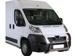 Barra Di Protezione Paraurti Anteriore Per Peugeot Boxer 2006-2013 ø63Mm Acciaio Argento