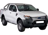 Barra Di Protezione Paraurti Anteriore Per Ford Ranger 2012-2015 ø76Mm Acciaio Protezione Nera