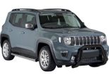 Barra Di Protezione Paraurti Anteriore Per Jeep Renegade 2018-2022 ø76Mm Acciaio Nero