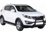 Barra Di Protezione Paraurti Anteriore Per Kia Sportage 2010-2015 ø63Mm Acciaio Nero