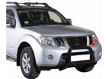 Barra Di Protezione Paraurti Anteriore Per Nissan Navara 2010-2014 ø63Mm Acciaio Nero