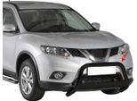 Barra Di Protezione Paraurti Anteriore Per Nissan X-Trail 2015-2017 ø63Mm Acciaio Nero
