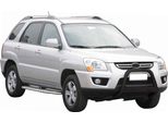 Barra Di Protezione Paraurti Anteriore Per Kia Sportage 2008-2010 ø63Mm Acciaio Nero