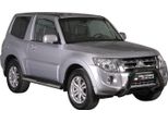 Barra Di Protezione Paraurti Anteriore Per Mitsubishi Pajero 2012-2018 ø76Mm Acciaio Nero