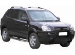 Barra Di Protezione Paraurti Anteriore Per Hyundai Tucson 2004-2009 ø76Mm Acciaio Nero