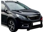 Barra Di Protezione Paraurti Anteriore Per Peugeot 2008 2016-2019 ø63Mm Acciaio Nero