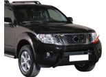 Barra Di Protezione Paraurti Anteriore Per Nissan Pathfinder V6 2010-2013 ø76Mm Nero
