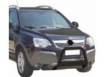 Barra Di Protezione Paraurti Anteriore Per Opel Antara 2007-2011 ø63Mm Acciaio Protezione Nera