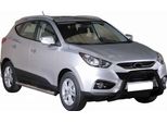 Barra Di Protezione Paraurti Anteriore Per Hyundai Ix35 2009-2015 ø76Mm Acciaio Nero