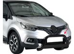 Barra Di Protezione Del Paraurti Anteriore Per Renault Captur 2017-2019 ø63Mm Acciaio Nero