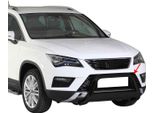 Barra Di Protezione Paraurti Anteriore Per Seat Ateca 2016-2020 ø63Mm Acciaio Protezione Nera