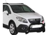 Barra Di Protezione Paraurti Anteriore Per Opel Mokka 2012-2016 ø63Mm Acciaio Protezione Nera