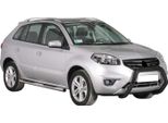 Barra Di Protezione Paraurti Anteriore Per Renault Koleos 2011-2013 ø76Mm Acciaio Nero