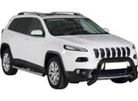 Barra Di Protezione Paraurti Anteriore Per Jeep Cherokee 2013-2018 ø76Mm Acciaio Nero