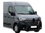 Barra Di Protezione Paraurti Anteriore Per Renault Master 2019-2025 ø63Mm Acciaio Nero