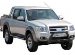 Barra Di Protezione Paraurti Anteriore Per Ford Ranger 2007-2009 ø76Mm Acciaio Protezione Nera