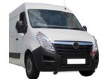 Barra Di Protezione Paraurti Anteriore Per Opel Movano 2010-2021 ø63Mm Acciaio Nero Protezione