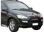Barra Di Protezione Paraurti Anteriore Per Ssangyong Kyron 2007-2014 ø76Mm Acciaio Nero
