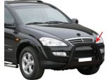 Barra Di Protezione Paraurti Anteriore Per Ssangyong Kyron 2007-2014 ø63Mm Acciaio Nero