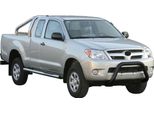 Barra Di Protezione Paraurti Anteriore Per Toyota Hilux 2006-2011 ø76Mm Acciaio Nero