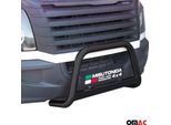 Barra Di Protezione Paraurti Anteriore Per Vw Crafter 2011-2016 ø63Mm Acciaio Nero Protezione