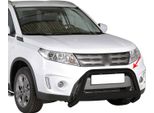 Barra Di Protezione Paraurti Anteriore Per Suzuki Vitara 2015-2018 ø63Mm Nero Acciaio Inox