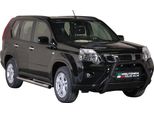 Barra Di Protezione Paraurti Anteriore Per Nissan X-Trail 2011-2014 ø76Mm Acciaio Nero