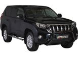Protezione Paraurti Anteriore Per Toyota Land Cruiser Prado J150 2014-2017 ø76 Nero