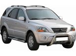 Barra Di Protezione Paraurti Anteriore Per Kia Sorento 2006-2009 ø76Mm Acciaio Protezione Argento