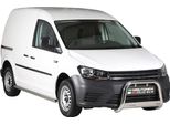 Barra Di Protezione Paraurti Anteriore Per Vw Caddy 2015-2020 ø63Mm Acciaio Protezione Argento