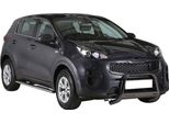 Barra Di Protezione Paraurti Anteriore Per Kia Sportage 2016-2018 ø63Mm Acciaio Nero