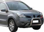 Barra Di Protezione Paraurti Anteriore Per Renault Koleos 2008-2011 ø63Mm Acciaio Argento