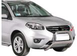 Barra Di Protezione Paraurti Anteriore Per Renault Koleos 2011-2013 ø63Mm Acciaio Argento